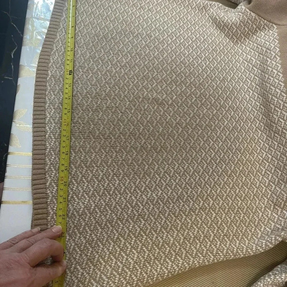 Ann Taylor Women's Size XLarge Wool Blend Knit Beige Sweater - Picture 5 of 6